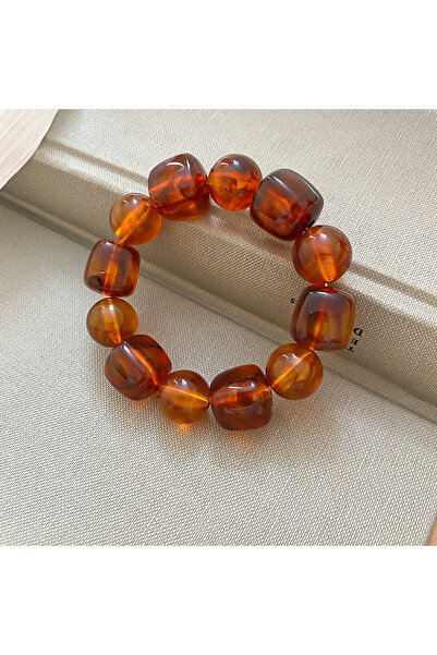 Choice HB4285-4 Acrylic Irregular Square Round Beaded Bracelet for Women Euro...
