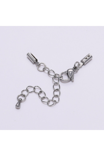 Choice inner 2mm Round 5pcs/Lot 1-5mm Stainless Steel Cord Clips End Caps Wit...