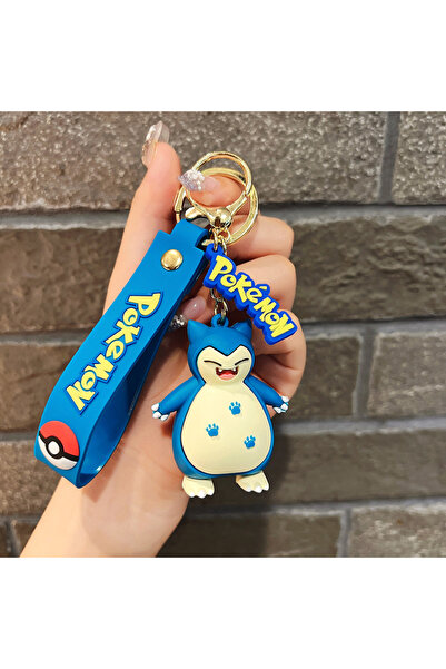 Miniso سلسلة مفاتيح بوكيمون الجديدة KC3127 2025 مقاس 6 سم، قلادة على شكل بطة ...