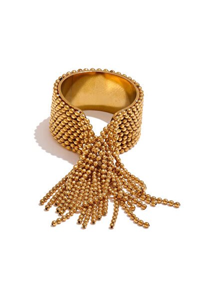 Choice خاتم إصبع من الفولاذ المقاوم للصدأ بتصميم شرابة وسلسلة، قابل للتعديل، ...