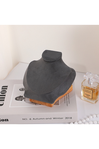 Choice 6063-GRAY قطعة واحدة، إطار عرض قلادة، إطار عرض نموذج للرقبة، إطار مجوه...