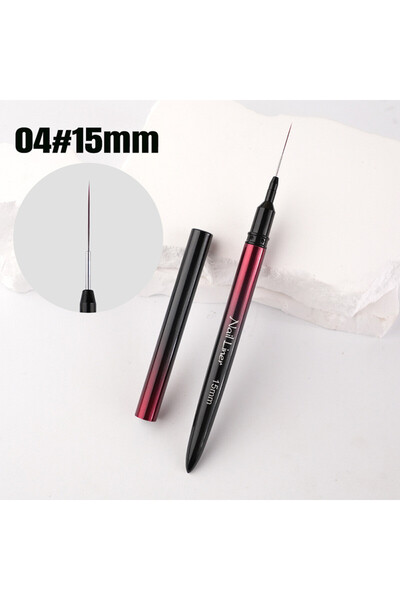 Choice G-B614-04 1/6 قطعة فرشاة تحديد الأظافر فرشاة جل الأظافر طلاء الأظافر ا...