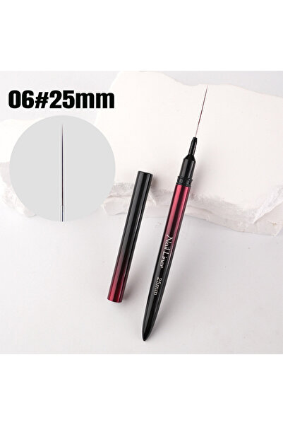 Choice G-B614-06 1/6 قطعة فرشاة تحديد الأظافر فرشاة جل الأظافر طلاء الأظافر ا...