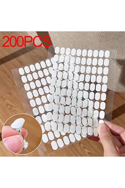 Choice1 200 قطعة من لاصقات الأظافر الشفافة مزدوجة الجوانب من LINMANDA، 100/30...