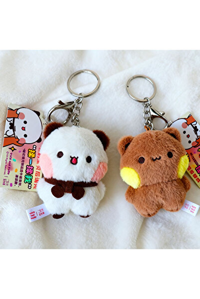 Choice قطعتان / 2026 دمية باندا كرتونية بوبو ويير سلسلة مفاتيح وحقيبة يد ودمي...