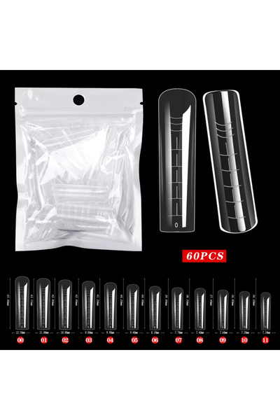 Choice 60 Cuboid 60 Pieces/Bag Uv Gel Polishing Fast Building Mold Acrylic Fa...