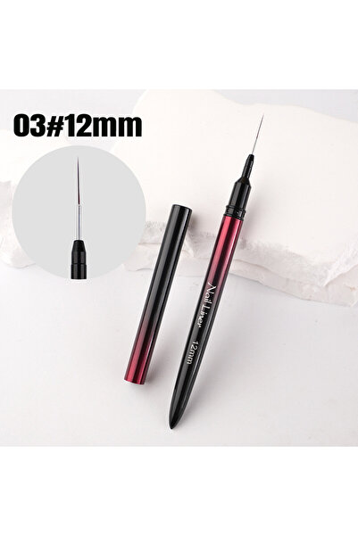 Choice G-B614-03 1/6 قطعة فرشاة تحديد الأظافر فرشاة جل الأظافر فرشاة طلاء الأ...