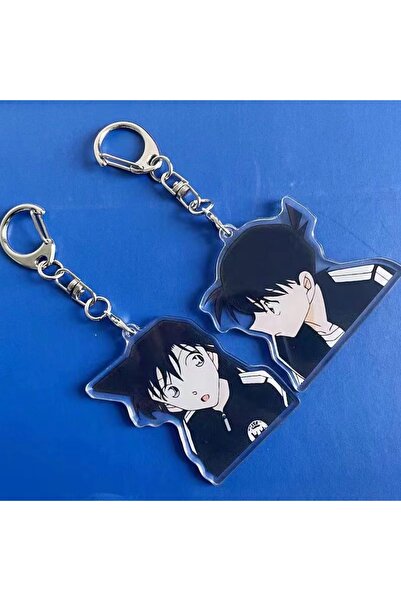 Choice سلسلة مفاتيح من مجموعة أنمي المحقق كونان من كيه كونان، شخصية كوميدية، كودو شينيتشي موري ران، كوسبلاي، مفتاح أكريليك