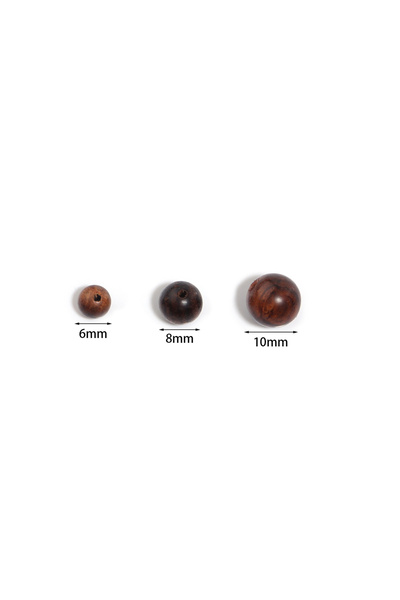 choice2 8mm(50pcs) 30-100pcs Natural Wooden Bead 6/8/10mm Black Rosewood Roun...