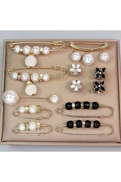 Choice 12 قطعة من دبابيس لؤلؤية أنيقة لتضييق الخصر، قابلة للتعديل، مع دبوس مع...