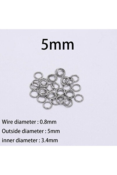 Choice 0.7 × 6 مم 200 قطعة 30-200 قطعة 3-25 مم حلقة تقسيم من الفولاذ المقاوم ...