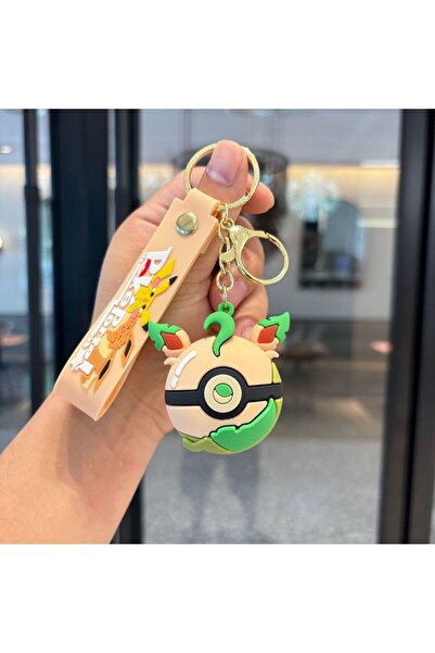 Choice سلسلة مفاتيح KC5521 بوكيمون بيكاتشو، أنمي لطيف، سنورلاكس، إيفي، حقيبة ...