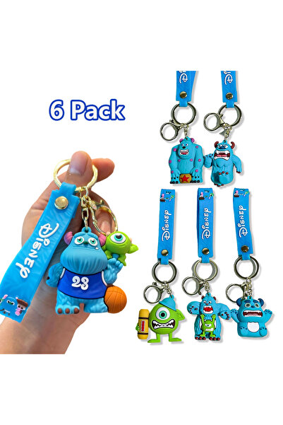 Choice 6 قطع أو قطعة واحدة أو 5 قطع من سلسلة مفاتيح شخصيات ديزني من جامعة مين...