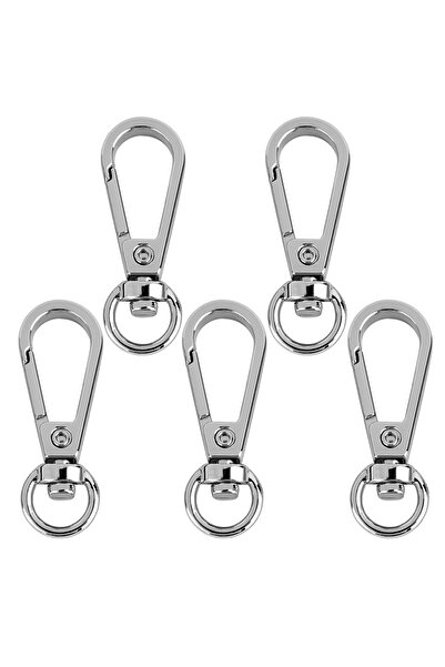 Choice 03 5pcs Metal Swivel O-Ring Eye Snap Hook Trigger Clasps Clips For Lea...