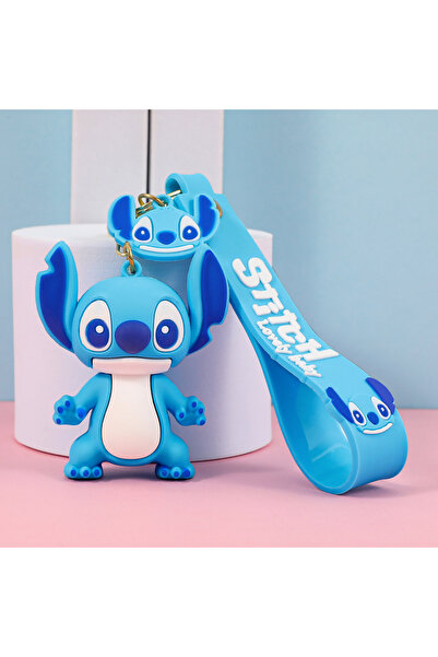Miniso سلسلة مفاتيح ديزني ستيتش KC4348 - سلسلة مفاتيح لطيفة من ليلو وستيتش، س...