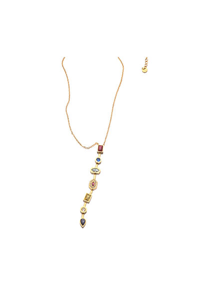 Choice N25079G قلادة Lokaer المصنوعة من الفولاذ المقاوم للصدأ على شكل حرف Y ط...