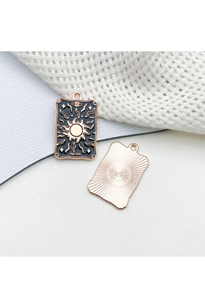 Choice 18589-5pcs 5/10pcs Drip-Painted Black Tarot Card Charms Set - Perfect ...