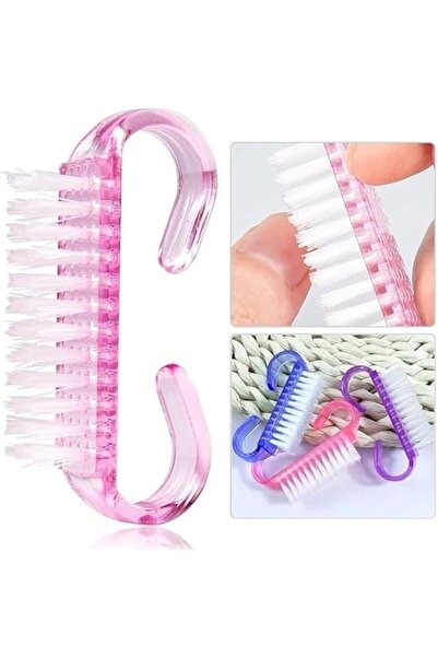 Other فرشاة تنظيف الأظافر بمقبض بلاستيكي - ملحقات الأظافر لليدين والقدمين (عب...