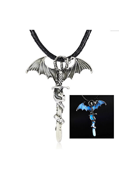 Choice قلادة على شكل تنين مضيء بتصميم ستيم بانك عتيق 16X315S1 للنساء والرجال،...