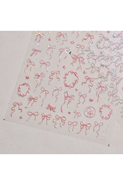 Choice 1 قطعة من ملصقات الأظافر الرقيقة والمتينة ثلاثية الأبعاد اللطيفة على ش...