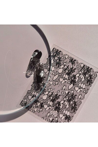 NAILFYOU ملصقات أظافر فنية على شكل عقدة فيونكة خماسية الأبعاد MS761 من الدانت...