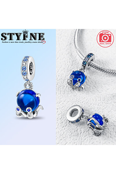 Choice PYC3152 إكسسوارات مجوهرات مطلية بالفضة عيار 925 DIY على شكل سلحفاة بحر...