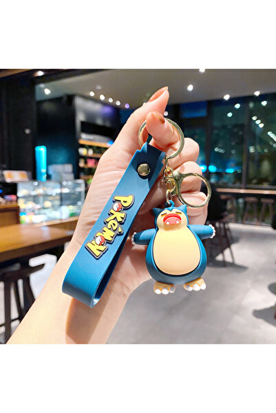 Miniso سلسلة مفاتيح بوكيمون الجديدة 2025 ZG0205 مقاس 6 سم، قلادة على شكل بطة ...