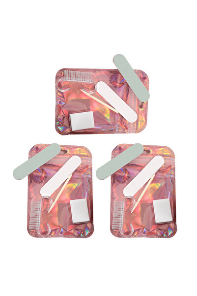 Choice مجموعة أدوات أظافر صغيرة الحجم للاستخدام مرة واحدة من 3 مجموعات مع مبر...