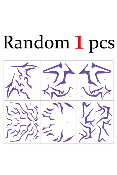 Choice مجموعة عشوائية من وشم مؤقت لصائدي الشياطين من فرقة الكيبوب - مجموعة رومي وجينو للتنكر وعيد الميلاد | H