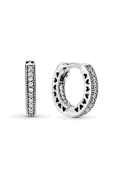 Miniso B818 2025 جديد في أقراط دائرية متموجة تناسب سحر أصلي 925 أقراط نسائية فضية 925 رائجة البيع