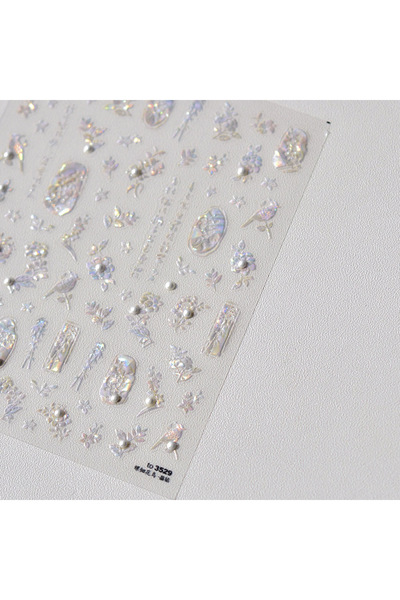 NAILFYOU 1 قطعة to3529 1 قطعة 5D رائعة ملونة الطيور ملصقات فن الأظافر الإغاثة...