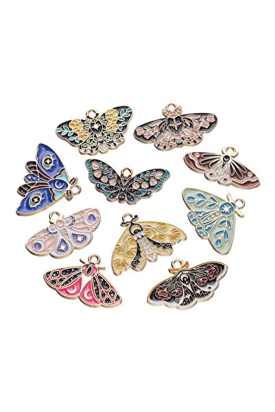 Choice 5 قطع عشوائية مختلطة 10 قطع/الوحدة 10 أنماط سبائك معدنية قطرة النفط فر...