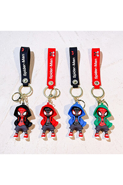 Miniso KC5274 سلسلة مفاتيح ديزني مارفل سبايدرمان من سلسلة أفنجرز الكرتونية، ق...