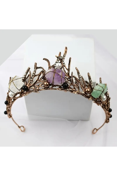 Choice جمشت طبيعي، جمشت أبيض، كريستال فلوريت، تاج حورية البحر، كريستال ملون، ...