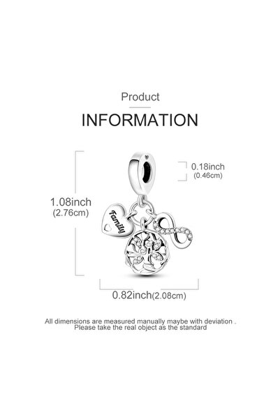 Choice KTC493 جديد في 925 فضة استرلينية خرز فراشة فيل كلب قوس صليب قلادة تناس...