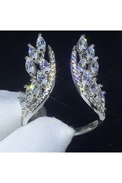 Choice خواتم أصابع نسائية قابلة لتغيير المقاس F1107 من هويتان، بتصميم جناح زا...