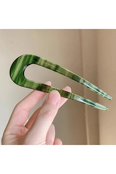 Choice دبوس شعر على شكل حرف U سماوي، دبوس شعر أنثوي على شكل كرة لحم، دبوس شعر...