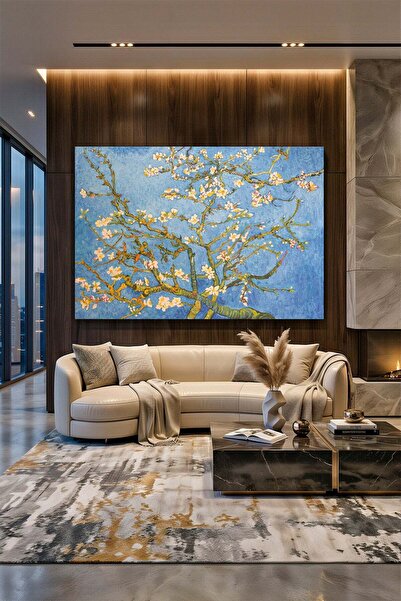 Wallivo Vincent van Gogh Badem Çiçekleri Sanatsal Kanvas Tablo