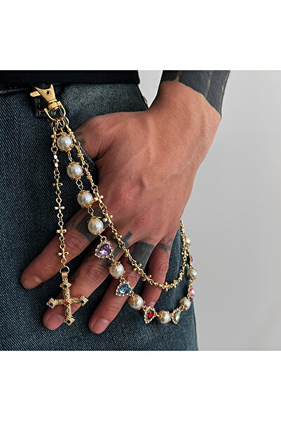 Choice Gold Color 1 Salircon New Exquisite Luxury Cross Pendant Imitation Pea...