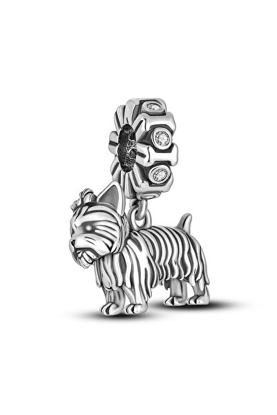 Choice KTC418 كلب شناوزر بولدوج فرنسي مطلي بالفضة سحر مخالب أقدام سحر الخرز ي...