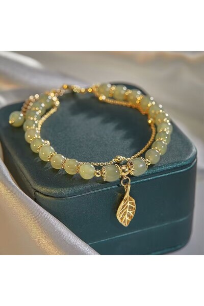 Choice سوار 2026 على الطراز الصيني من اليشم الأخضر للنساء، سوار معصم رائع من ...