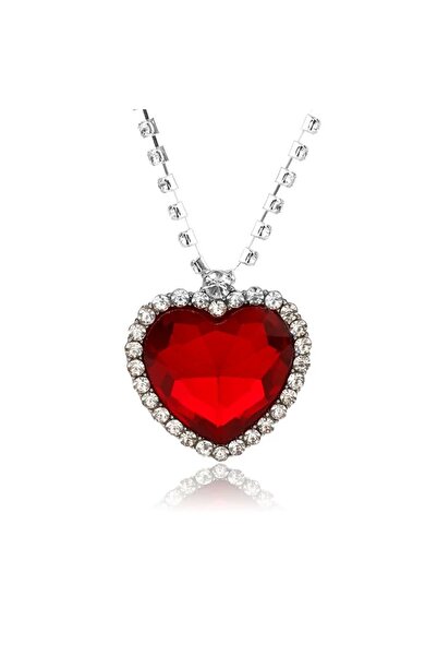 Choice YF4210-2 قلادة أنيقة على شكل قلب من الزركونيا الاصطناعية إكسسوارات مجو...
