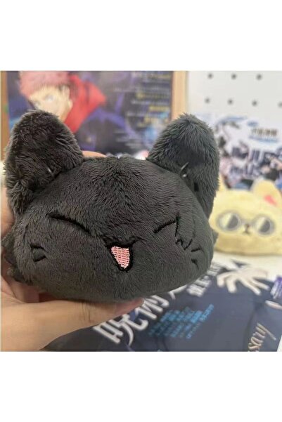 Choice سلسلة مفاتيح أنمي سوداء قطعة واحدة على شكل دمية كوسبلاي من القطيفة جيتو سوجورو وساتورو جوجو وسلسلة مفاتيح إكسسوارات