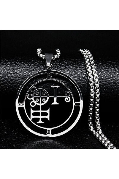 Choice Buer 50 BOX SR 2024 Fashion Sigeal Sigil De Lucifer Stainless Steel Sa...