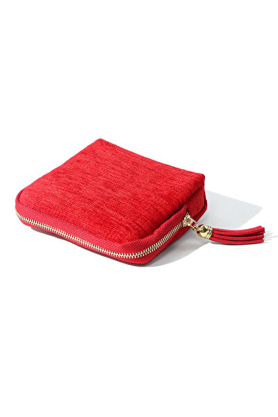 Choice حقيبة تخزين مجوهرات محمولة متعددة الطبقات باللون الأحمر، سوار من اليشم...