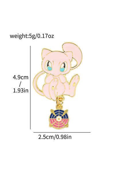 Miniso مجموعة دبابيس مينا بوكيمون XZ2494-5 - دبابيس بيكاتشو، جينجار، سنورلاكس...