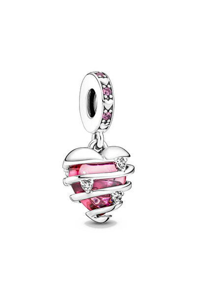 Choice19 B2808-2 2025 Hot selling 925 Silver Pink Bird Moon Pendant Suitable ...