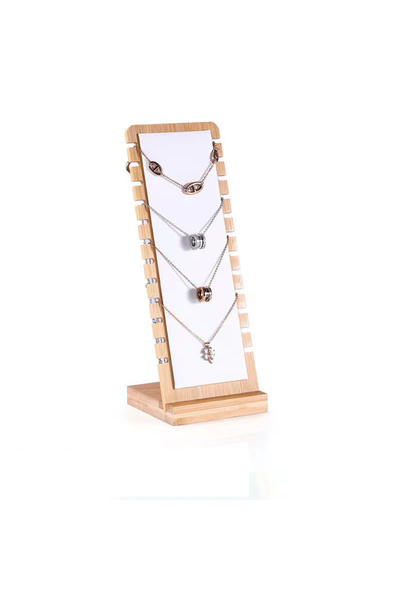 Choice إطار قلادة خشبي من الخيزران الإبداعي الجديد باللون الأبيض DIY إطار عرض...