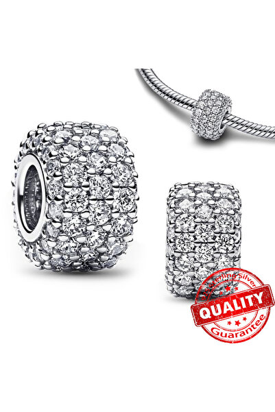 Choice MX1371 خرزة من الفضة الإسترليني عيار 925 مرصعة بالأحجار الكريمة وعقدة ...