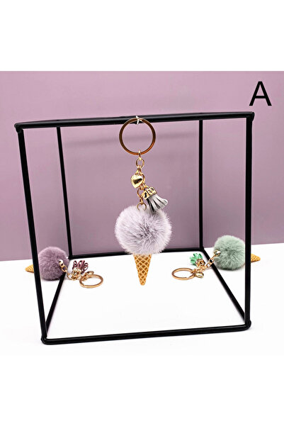 Choice سلسلة مفاتيح جديدة على شكل آيس كريم للنساء والرجال، سلسلة مفاتيح من ال...